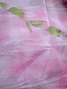 Beautiful Pink Floral Saree