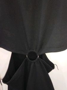 Chic Black Cut-Out Dress