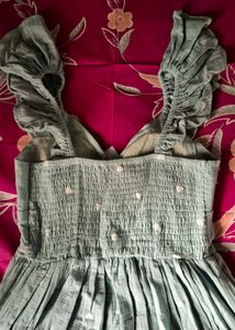 Cute Heart embroidery Summer Dress