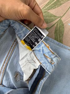 High waist straight leg Jeans