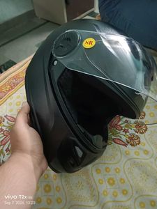Black Motorcycle Helmet