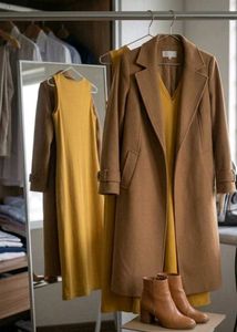 Solid Mustard Fluid Flare Sleeveless Long Dress