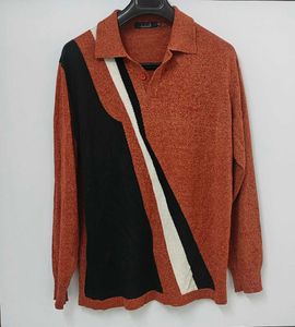 Men Orange Polo Shirt