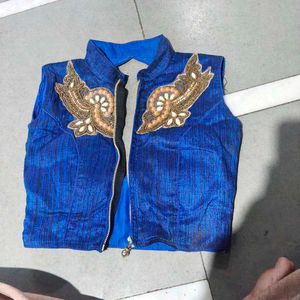 blue lehnga choli dupatta