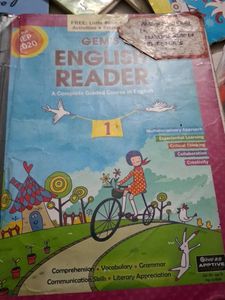 class 1Gem's English Reader ,grammar n workbook