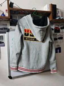 USPA Grey Zip-Up Hoodie