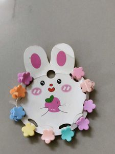 Cute Bunny Hair Clips Set