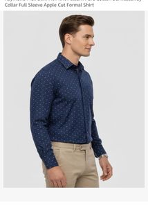 Men's Navy Full Sleeve Shirt