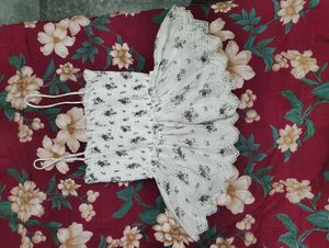 Chic Floral Mini Dress top