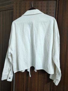 SALE 🛍️ Oversized Corduroy Jacket White Unisex