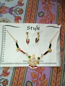 Beautiful Necklace With Earrings For Kids