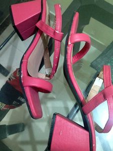 Pink Block Heels