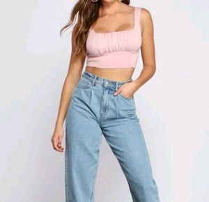 Stylish Ruched Crop Top