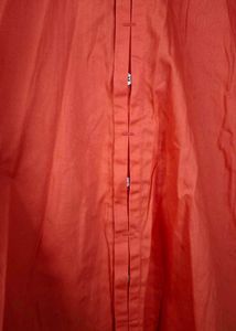 Men's Orange Long Sleeve Shirt