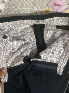 premium Old Money Midnight Navy Slim Fit Trousers