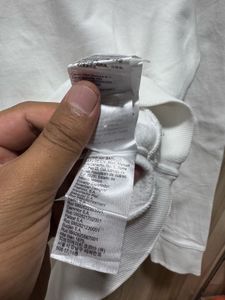 Calvin Klein Jeans White Fleeced Sweatshirt
