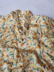 Floral Print Kids Kurta