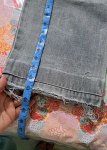 Gray Denim Jeans