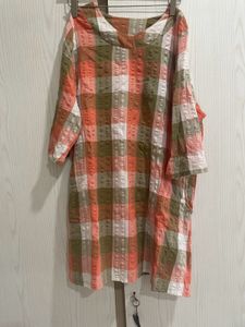 Checkered Casual Dress/Tunic