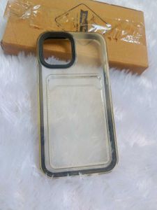 Clear Phone Case with Card Holder iphone 12