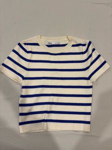 Striped Cropped Top