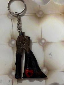 Bride &amp; Groom Resin Keychain2 keychain combo