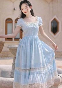 princess Coquette lolita Blue Cottagecore Dress 💙