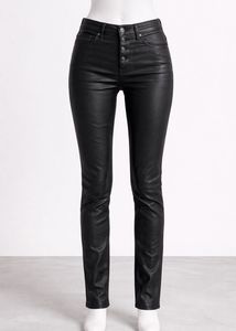 ZARA Chic Black Faux Leather Pant