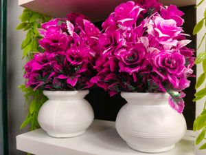 Vibrant Pink Artificial Flower Arrangement