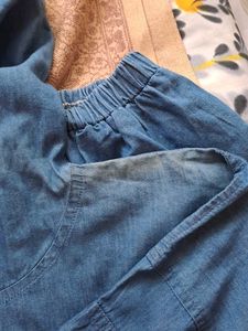 Denim Hoodie Tunic - New with Tags!