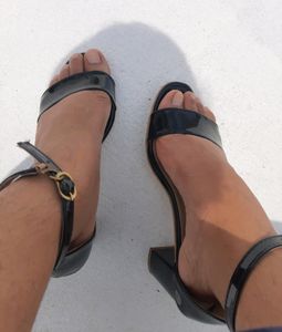 Black Block Heels