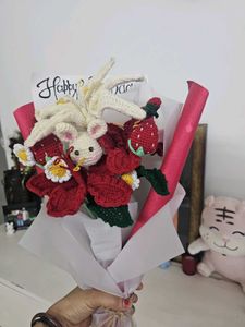 Handmade Crochet Flower Bouquet