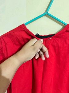 Red "Stardom" Graphic T-Shirt