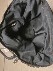 Black Nylon Handbag