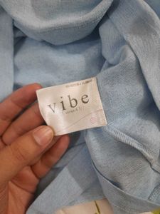 Sky Blue Layered Top L