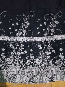 Black Floral Print Dress