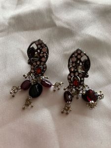 Hyderabadi semi Precious Stones Earrings