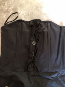 Black Cute Corset Short Jumpsuit / Playsuit