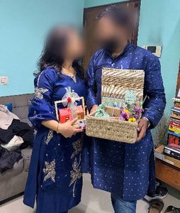 Couple women Kurta Set + men kurt