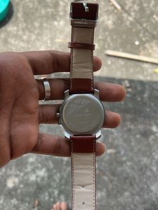 Fastrack Analog Watch with Brown Strap
