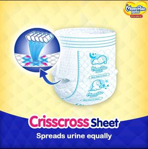 2 Packs Of 38 Mamypoko's Pants With 3 Diapers Free