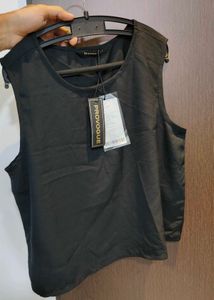 New Provogue Sleeveless Black Top