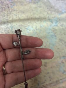 Elegant Rose Lapel Pin Brooch