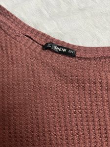 Shein Asymmetrical Shoulder Top