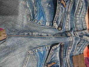 Light Wash Flare/bootcut Jeans