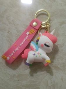 Cute Unicorn Keychain