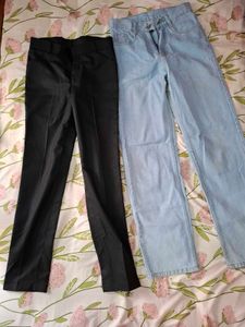 1 jeans and trouser combo