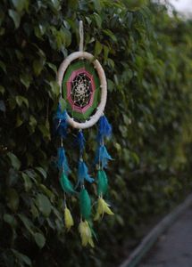 Handmade Dreamcatcher with Feathers