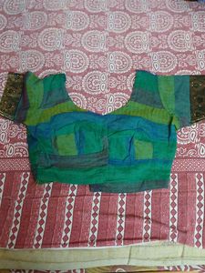 Striped Sari with Paisley Details