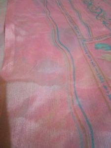 Pink Floral Saree